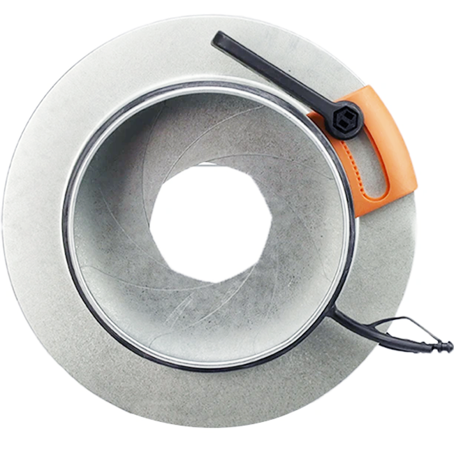 Irisklep 100 mm - RVS 316L - IRIS100