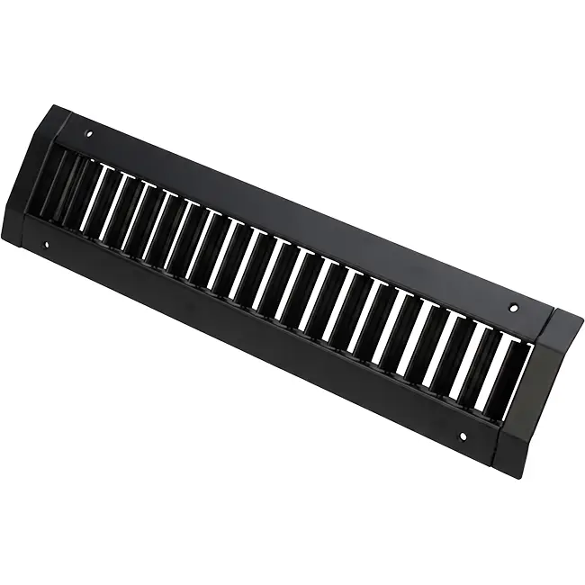 Grille de conduit ClimaConnect à double réglage 1025 x 125 mm pour conduits de 315 à 900 mm - RAL 9005