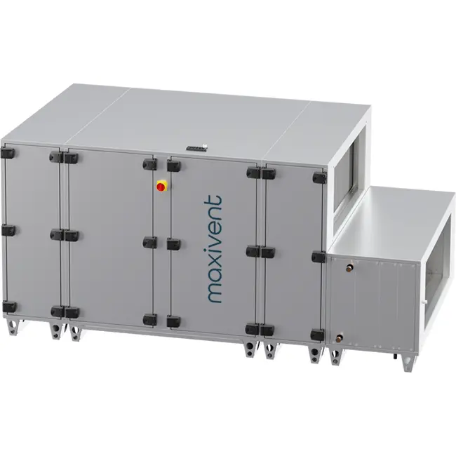 Maxivent WTW luchtbehandelingkasten met tegenstroomwisselaar 7600 m3/h met DX-batterij horizontaal links - PHE 7600 H ODJL T 02