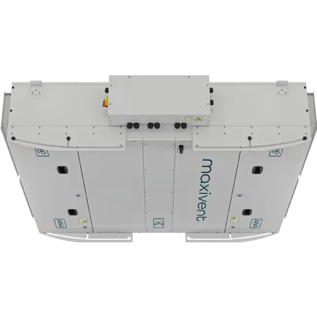 Maxivent WTW luchtbehandelingskast plafond met tegenstroomwisselaar 700 m³/u horizontaal rechts - M4007