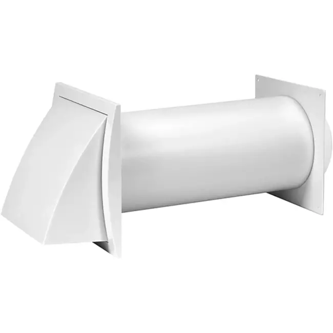 Geveldoorvoer SPK3 Ø125mm met terugslagklep