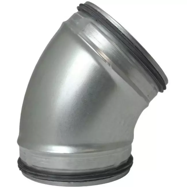 Ronde spiro bocht 45° Ø 180mm voor spirobuis