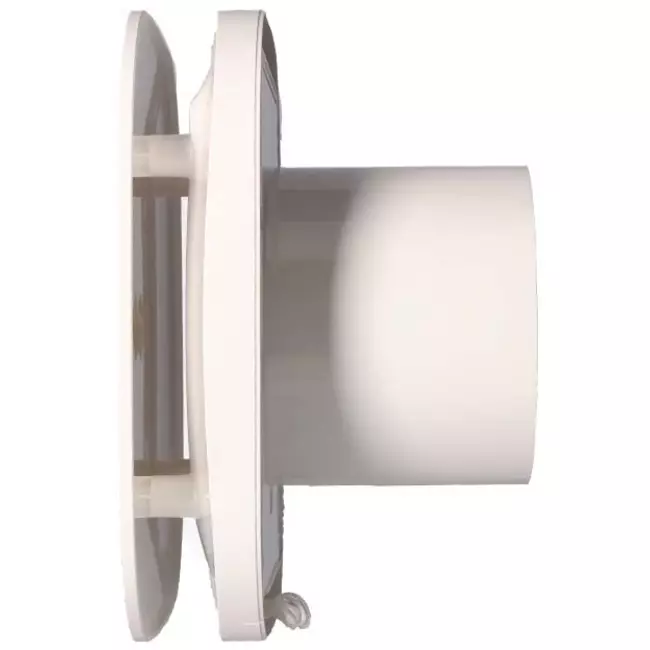 Badkamerventilator Supra Design - Met nalooptimer en vochtsensor - Vent Axia - Ø 125 mm - 125HT