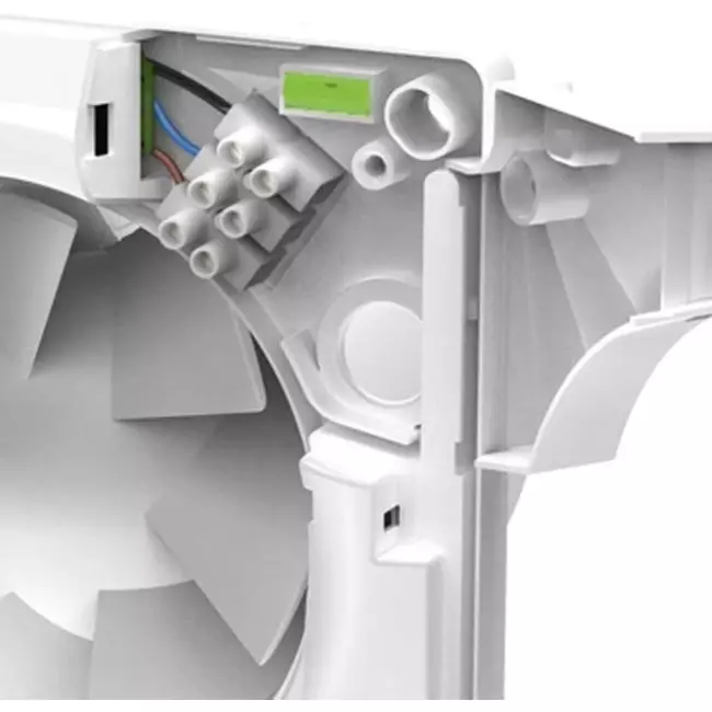 Badkamerventilator Supra met vochtsensor en timer met trekkoord Ø 125 mm -125HT