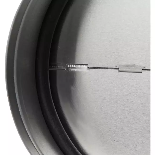 Terugslagklep met afdichtingsrubber Ø 125mm