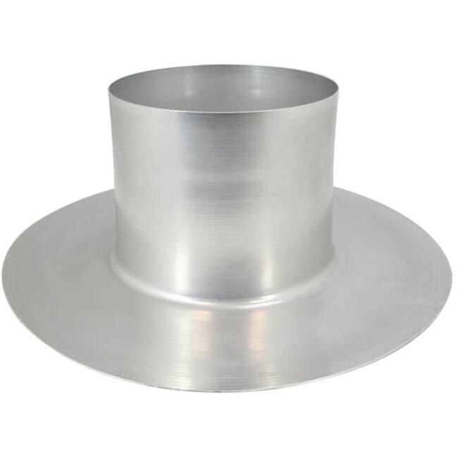 Thermoduct aluminium plakplaat voor dakdoorvoer diameter 160 mm