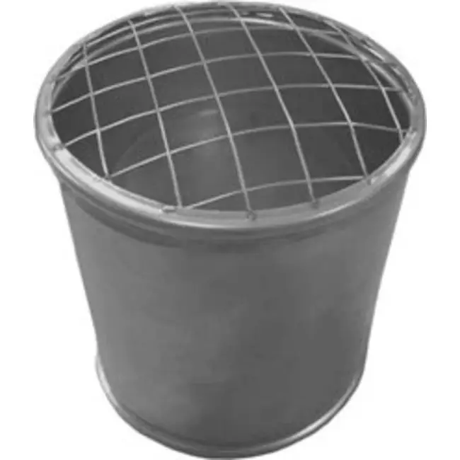 Topsectie open met gaas diameter 180 mm