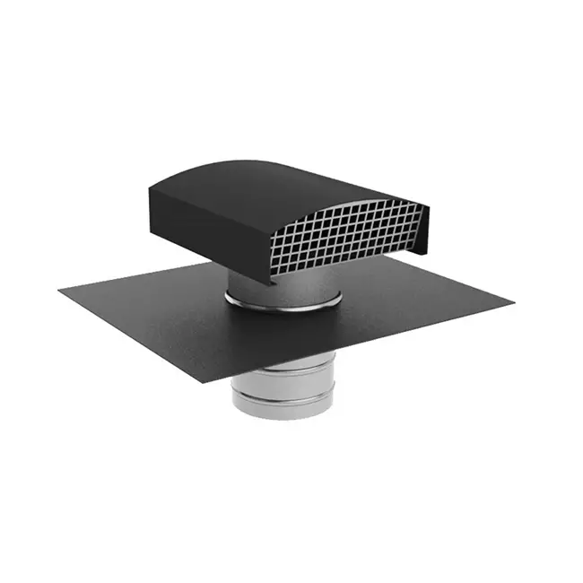 Terminal de toit Econox CTM Ø 160 mm aluminium anthracite avec couvercle