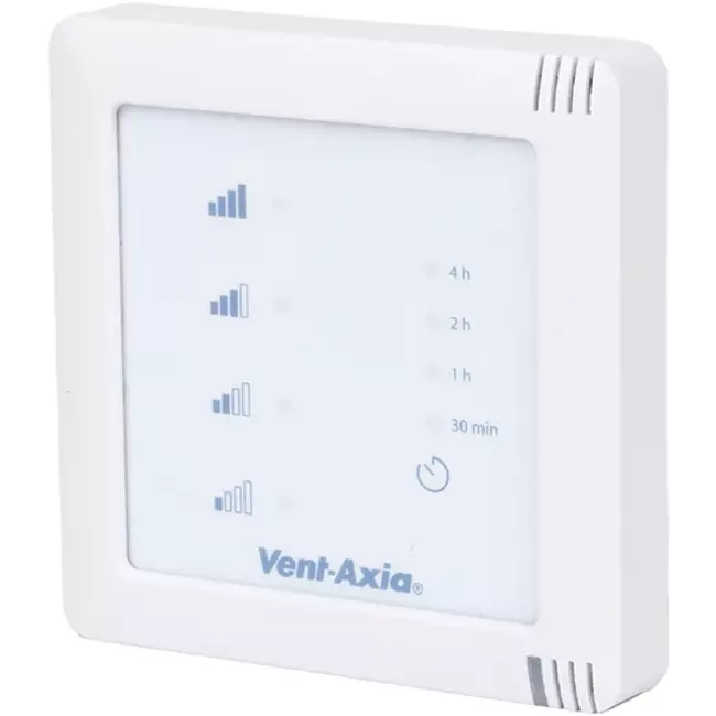 Vent-Axia Multihome draadloze 4-standenschakelaar met batterij - Wit - SSU-B