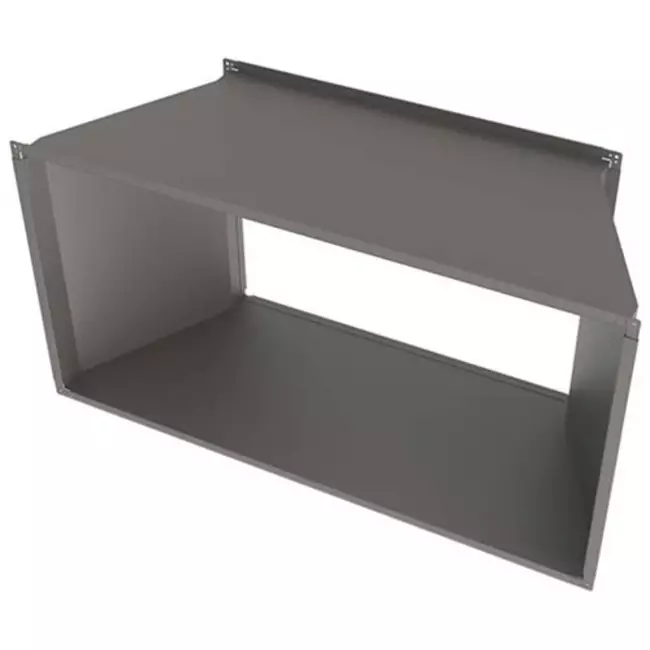 Réducteur l = 800 x H = 200 => sélectionner (le plus petit conduit l2 x H2)