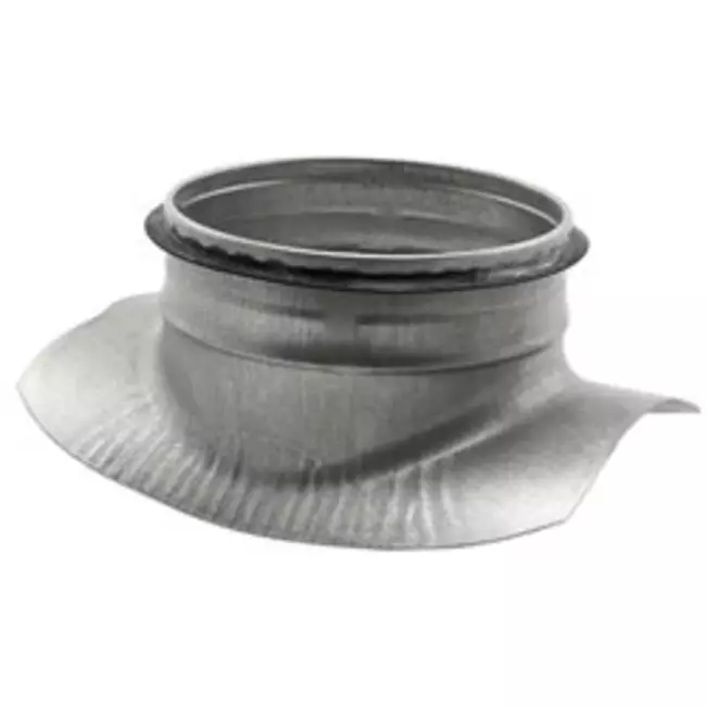 Zadelstuk Ø 80mm - 80mm (90°) - Gegalvaniseerd