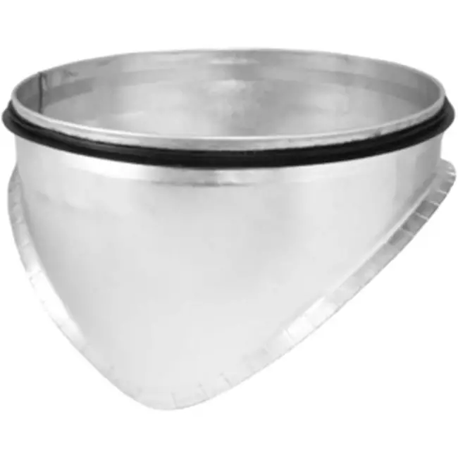 Zadelstuk Ø 630 mm - 315mm (90°) - Gegalvaniseerd