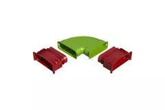 Ubbink Air Excellent 45SC kit bocht horizontaal