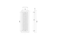 Ubbink Air Excellent 35SC vloerrooster metaal wit