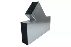 T-stuk 45 graden 220x80 mm - 170x80 mm tbv instortkanaal
