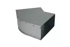 Bocht 45 graden 170x80 mm horizontaal tbv instortkanaal