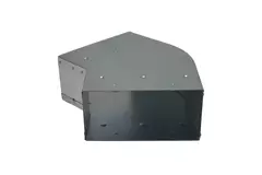 Bocht 45 graden 170x80 mm horizontaal tbv instortkanaal