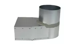 Lepe hoekstuk 170x80 mm naar diameter 160 mm