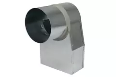 Lepe hoekstuk 170x80 mm naar diameter 160 mm
