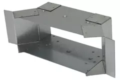 Zijaansluiting 170x80 mm voor rechthoekig instortkanaal