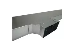 Raccordement latéral 170x80 mm pour tuyau d'évacuation des fumées