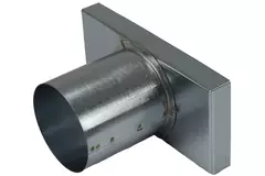 Deksel 170x80 mm met aansluiting diameter 80 mm tbv instortkanaal