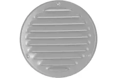 Metalen ventilatierooster rond Ø125 mm grijs - MR125P - RAL9006