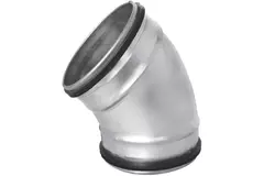 Ronde spiro bocht 45° Ø 80mm voor spirobuis