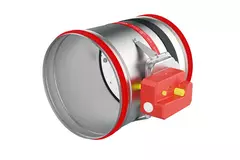 Brandklep rond 100 mm handbediend - E-FDC25 D100 R