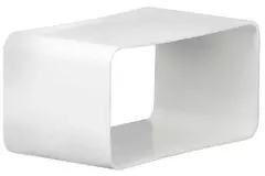 Raccord femelle carré en plastique 110 x 55 mm - KSF
