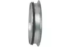 Jonction plate Ø 80 mm (90°) - Galvanisée