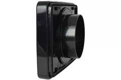 Vmc salle de bain Vent-Axia Lo-Carbon iQ de design plat NOIR Ø 100 - 125 mm
