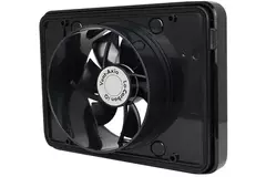Vmc salle de bain Vent-Axia Lo-Carbon iQ de design plat NOIR Ø 100 - 125 mm