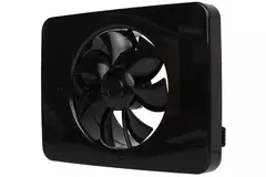 Vmc salle de bain Vent-Axia Lo-Carbon iQ de design plat NOIR Ø 100 - 125 mm