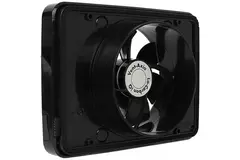 Vmc salle de bain Vent-Axia Lo-Carbon iQ de design plat NOIR Ø 100 - 125 mm
