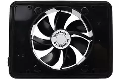 Vmc salle de bain Vent-Axia Lo-Carbon iQ de design plat NOIR Ø 100 - 125 mm