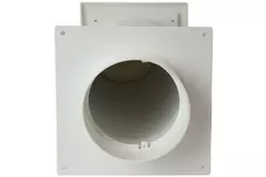 Geveldoorvoer SPK4 Ø125mm met beweegbare lamellen