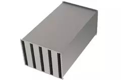 Silencieux rectangulaire L = 500 x l = 200 x H = 600 (1 coulisse)
