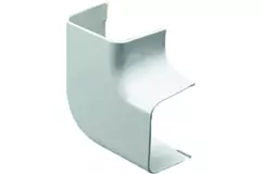 Climaplus airco leidinggoot Plattebocht 90x65mm RAL 9010 WIT