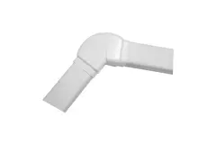 Climaplus gaine de climatisation Coude réglable 70x55mm RAL 9010 BLANC