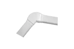 Climaplus airco leidinggoot Verstelbare bocht 90x65mm RAL 9010 WIT