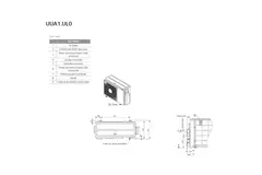 LG Cassette airco met afdekplaat CT12F-S R32 3,5 kW set