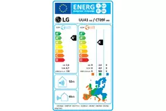 Climatiseur à cassette LG Inverter avec plaque de recouvrement CT09F R32 2.5 kW