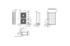 LG Climatiseur à cassette avec plaque de recouvrement UT48F-S R32 13.4 kW set