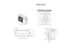 LG Inverter CL18F-Compact Kanaal airco R32 5,0 kW set