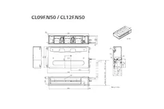 LG Inverter CL18F-Compact Kanaal airco R32 5,0 kW set