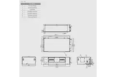 LG-UB85 23,0 kW 410A Kanaal inverter set binnen en buitenunit