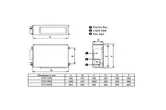 Tosot by GREE Inverter Kanaal airco DTS-12R R32 3,5 kW set