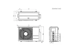 LG Multi split airco MU2R15-0909 R32 2x2,5 kW set