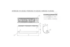 LG Triple split airco MU3R19-090909 R32 3x2,5 kW set